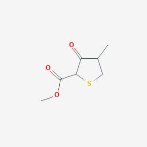 molecular formula C7H10O3S B1354516 4-甲基-3-氧代四氢噻吩-2-甲酸甲酯 CAS No. 2689-70-5