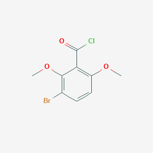 B1354519 Benzoyl chloride, 3-bromo-2,6-dimethoxy- CAS No. 84225-91-2