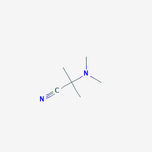 molecular formula C6H12N2 B1354521 2-(二甲氨基)-2-甲基丙腈 CAS No. 2273-40-7