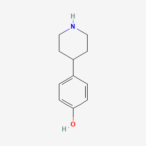 molecular formula C11H15NO B1354522 4-哌啶-4-基苯酚 CAS No. 62614-84-0
