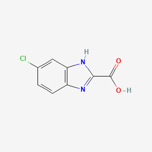 molecular formula C8H5ClN2O2 B1354524 6-氯-1H-苯并咪唑-2-羧酸 CAS No. 39811-14-8