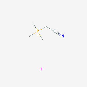molecular formula C5H11INP B1354527 （氰甲基）三甲基碘化鏻 CAS No. 42843-99-2