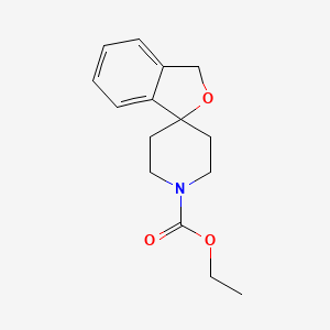 molecular formula C15H19NO3 B1354535 3H-螺[异苯并呋喃-1,4'-哌啶]-1'-甲酸乙酯 CAS No. 42191-83-3
