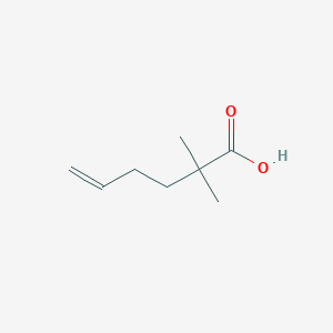 molecular formula C8H14O2 B1354544 2,2-二甲基-5-己烯酸 CAS No. 58203-68-2