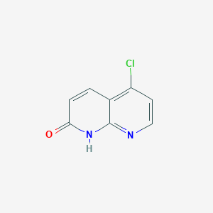 molecular formula C8H5ClN2O B1354552 5-chloro-1,8-naphthyridin-2(1H)-one CAS No. 250264-28-9