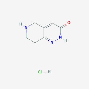 B1354557 5,6,7,8-Tetrahydropyrido[4,3-c]pyridazin-3(2H)-one hydrochloride CAS No. 39716-49-9