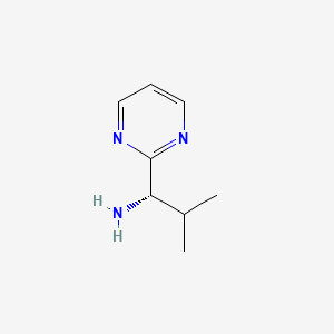 (S)-2-Methyl-1-(pyrimidin-2-yl)propan-1-amine