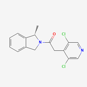 2-(3,5-dichloropyridin-4-yl)-1-[(1S)-1-methyl-2,3-dihydro-1H-isoindol-2-yl]ethan-1-one