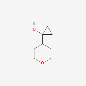 1-(Tetrahydro-2h-pyran-4-yl)cyclopropan-1-ol