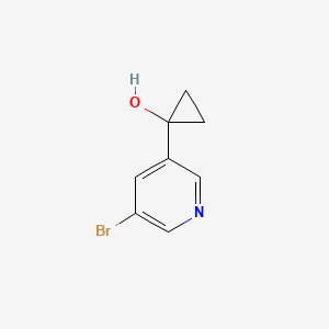 1-(5-Bromopyridin-3-yl)cyclopropan-1-ol