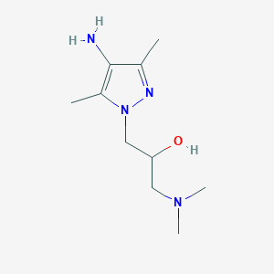 1-(4-Amino-3,5-dimethyl-1h-pyrazol-1-yl)-3-(dimethylamino)propan-2-ol