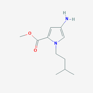 Methyl 4-amino-1-isopentyl-1h-pyrrole-2-carboxylate