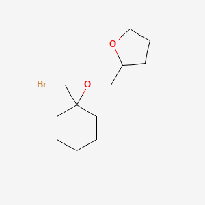 2-(((1-(Bromomethyl)-4-methylcyclohexyl)oxy)methyl)tetrahydrofuran