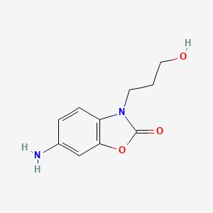 6-Amino-3-(3-hydroxypropyl)benzo[d]oxazol-2(3h)-one