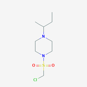 1-(Sec-butyl)-4-((chloromethyl)sulfonyl)piperazine