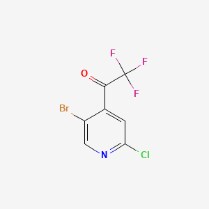 1-(5-Bromo-2-chloropyridin-4-yl)-2,2,2-trifluoroethanone