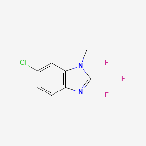 1-Methyl-2-(trifluoromethyl)-6-chloro-1H-benzimidazole