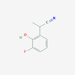 2-(3-Fluoro-2-hydroxyphenyl)propanenitrile