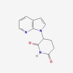 3-(1H-pyrrolo[2,3-b]pyridin-1-yl)-2,6-Piperidinedione