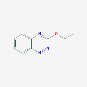 molecular formula C9H9N3O B13546221 3-Ethoxy-1,2,4-benzotriazine 