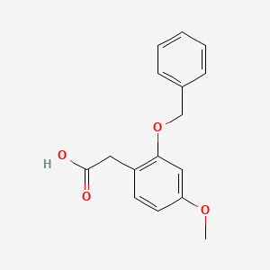 2-[2-(Benzyloxy)-4-methoxyphenyl]acetic acid