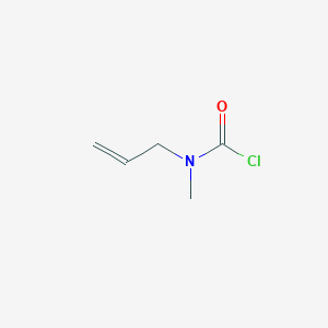 molecular formula C5H8ClNO B13546298 N-allyl-N-methylcarbamoyl chloride 