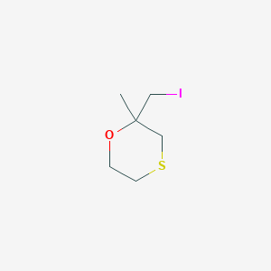 2-(Iodomethyl)-2-methyl-1,4-oxathiane