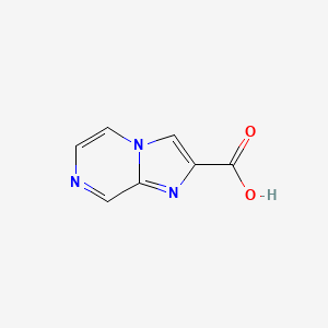 molecular formula C7H5N3O2 B1354635 咪唑并[1,2-a]哒嗪-2-羧酸 CAS No. 77112-53-9