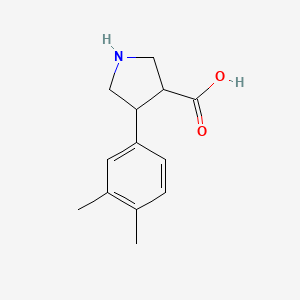 4-(3,4-Dimethylphenyl)pyrrolidine-3-carboxylic acid