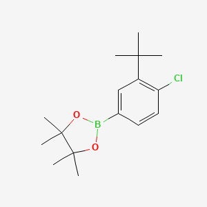 2-(3-Tert-butyl-4-chlorophenyl)-4,4,5,5-tetramethyl-1,3,2-dioxaborolane