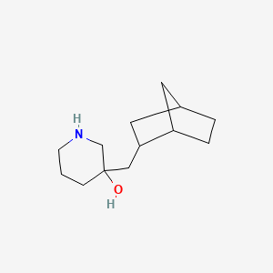 3-(Bicyclo[2.2.1]heptan-2-ylmethyl)piperidin-3-ol