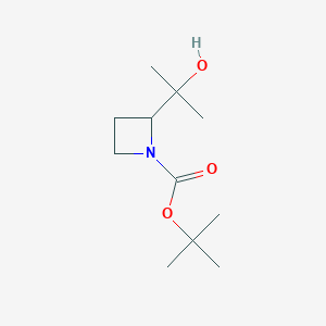 Tert-butyl 2-(2-hydroxypropan-2-yl)azetidine-1-carboxylate