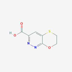 6H,7H-[1,4]oxathiino[2,3-c]pyridazine-3-carboxylicacid