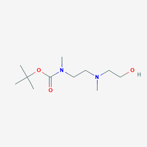 Tert-butyl (2-((2-hydroxyethyl)(methyl)amino)ethyl)(methyl)carbamate