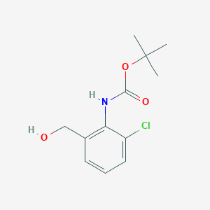 Tert-butyl (2-chloro-6-(hydroxymethyl)phenyl)carbamate