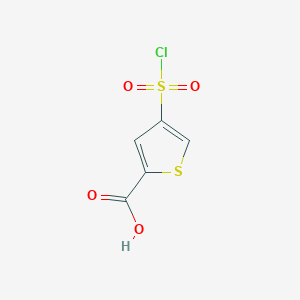 4-(Chlorosulfonyl)thiophene-2-carboxylic acid