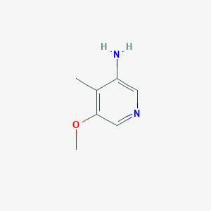 molecular formula C7H10N2O B1354662 5-甲氧基-4-甲基吡啶-3-胺 CAS No. 77903-28-7