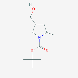 Tert-butyl 4-(hydroxymethyl)-2-methylpyrrolidine-1-carboxylate