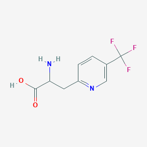 2-Amino-3-[5-(trifluoromethyl)pyridin-2-yl]propanoic acid