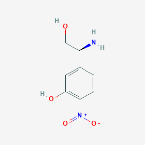 (s)-5-(1-Amino-2-hydroxyethyl)-2-nitrophenol