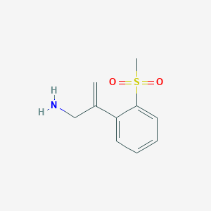 2-(2-Methanesulfonylphenyl)prop-2-en-1-amine