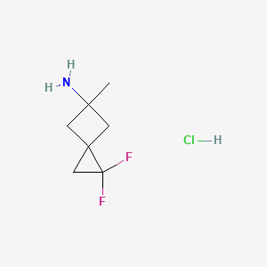 1,1-Difluoro-5-methylspiro[2.3]hexan-5-aminehydrochloride