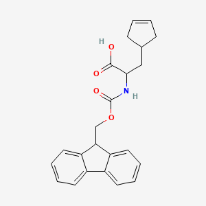 2-((((9H-Fluoren-9-yl)methoxy)carbonyl)amino)-3-(cyclopent-3-en-1-yl)propanoic acid