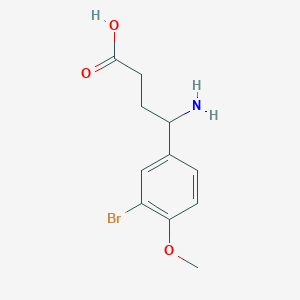 4-Amino-4-(3-bromo-4-methoxyphenyl)butanoic acid