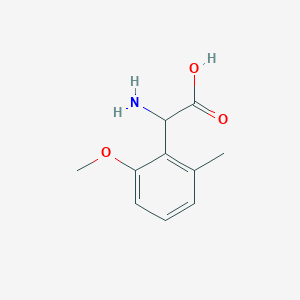 2-Amino-2-(2-methoxy-6-methylphenyl)acetic acid