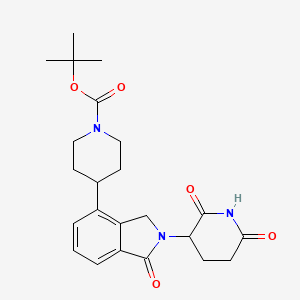 tert-Butyl 4-(2-(2,6-dioxopiperidin-3-yl)-1-oxoisoindolin-4-yl)piperidine-1-carboxylate