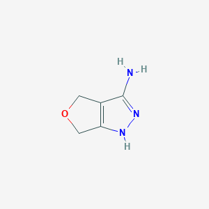 2,6-dihydro-4H-furo[3,4-c]pyrazol-3-amine