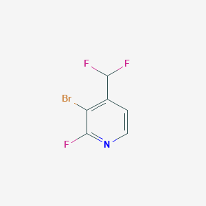 3-Bromo-4-(difluoromethyl)-2-fluoropyridine