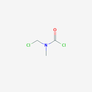 molecular formula C3H5Cl2NO B1354696 (氯甲基)甲基氨基甲酰氯 CAS No. 50778-91-1