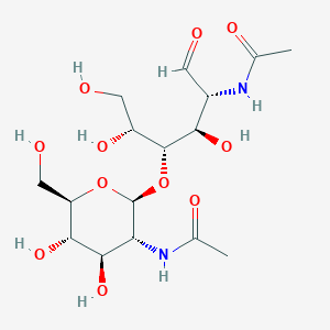 molecular formula C₁₆H₂₈N₂O₁₁ B013547 N,N'-二乙酰几丁二糖 CAS No. 35061-50-8